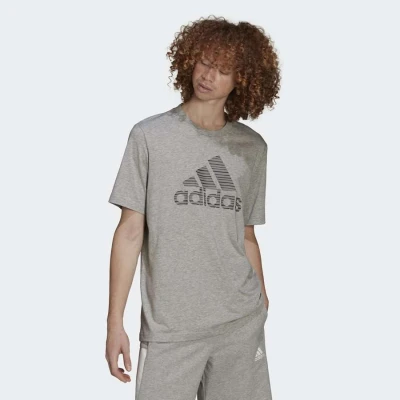 CAMISETA ADIDAS SUMMER PACK MASCULINA - Cinza CAMISETA ADIDAS SUMMER PACK MASCULINA - Cinza