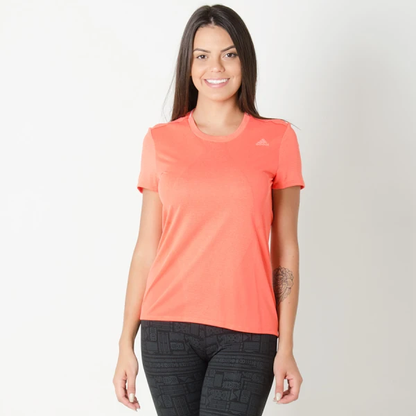 CAMISETA ADIDAS SUPERNOVA FEMININA - Laranja