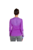 CAMISETA ADIDAS SUPERNOVA MANGA LONGA FEMININA - Roxo/prata CAMISETA ADIDAS SUPERNOVA MANGA LONGA FEMININA - Roxo/prata
