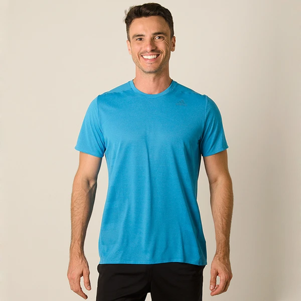 CAMISETA ADIDAS SUPERNOVA MASCULINA - Azul