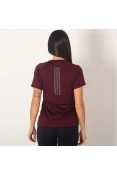 CAMISETA ADIDAS TECH PRIME 3S FEMININA - Bordo CAMISETA ADIDAS TECH PRIME 3S FEMININA - Bordo