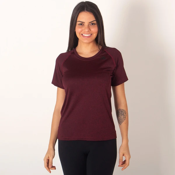 CAMISETA ADIDAS TECH PRIME 3S FEMININA - Bordo CAMISETA ADIDAS TECH PRIME 3S FEMININA - Bordo