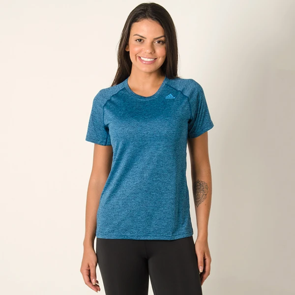 CAMISETA ADIDAS TECH PRIME 3S T FEMININA - Azul CAMISETA ADIDAS TECH PRIME 3S T FEMININA - Azul
