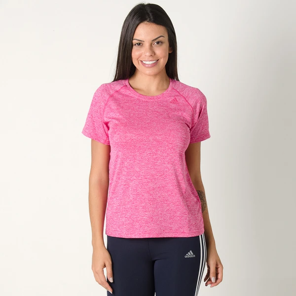 CAMISETA ADIDAS TECH PRIME 3S T FEMININA - Pink CAMISETA ADIDAS TECH PRIME 3S T FEMININA - Pink