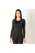 CAMISETA ADIDAS TECHFIT TOP MANGA LONGA FEMININA - Preto