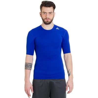 CAMISETA ADIDAS TF BASE SS MASCULINA - Azul