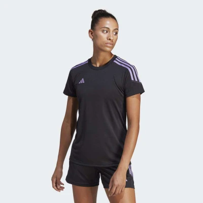 CAMISETA ADIDAS TIRO 23 CLUB FEMININA - Preto/azul CAMISETA ADIDAS TIRO 23 CLUB FEMININA - Preto/azul