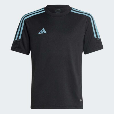 CAMISETA ADIDAS TIRO 23 CLUB INFANTIL - Preto/azul