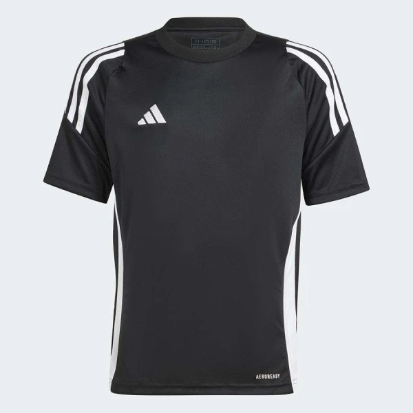 CAMISETA ADIDAS TIRO 24 INFANTIL MASCULINA - Preto/branco