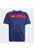 CAMISETA ADIDAS TIRO ESSENTIALS INFANTIL - Marinho/vermelho