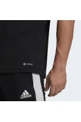 CAMISETA ADIDAS TIRO ESSENTIALS JERSEY MASCULINA - Preto/branco