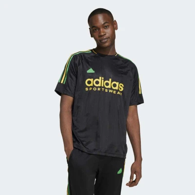 CAMISETA ADIDAS TIRO NTPK TEE MASCULINA - Preto/amarelo CAMISETA ADIDAS TIRO NTPK TEE MASCULINA - Preto/amarelo