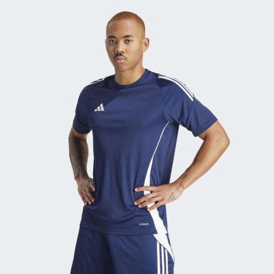 CAMISETA ADIDAS TIRO24 JSY MASCULINA - Marinho/branco CAMISETA ADIDAS TIRO24 JSY MASCULINA - Marinho/branco