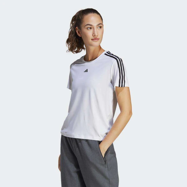 CAMISETA ADIDAS TR-ES 3S T FEMININA - Branco CAMISETA ADIDAS TR-ES 3S T FEMININA - Branco