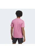 CAMISETA ADIDAS TRAIN ESSENTIALS 3 BAR MASCULINA - Rosa/preto CAMISETA ADIDAS TRAIN ESSENTIALS 3 BAR MASCULINA - Rosa/preto