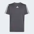 CAMISETA ADIDAS TRAIN ESSENTIALS TRES LISTRAS INFANTIL - Grafite CAMISETA ADIDAS TRAIN ESSENTIALS TRES LISTRAS INFANTIL - Grafite