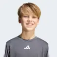 CAMISETA ADIDAS TRAIN ESSENTIALS TRES LISTRAS INFANTIL - Grafite CAMISETA ADIDAS TRAIN ESSENTIALS TRES LISTRAS INFANTIL - Grafite