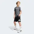 CAMISETA ADIDAS TRAIN ESSENTIALS TRES LISTRAS INFANTIL - Grafite CAMISETA ADIDAS TRAIN ESSENTIALS TRES LISTRAS INFANTIL - Grafite