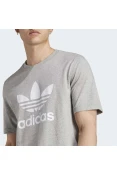 CAMISETA ADIDAS TREFOIL TSHIRT MASCULINA - Cinza/branco CAMISETA ADIDAS TREFOIL TSHIRT MASCULINA - Cinza/branco