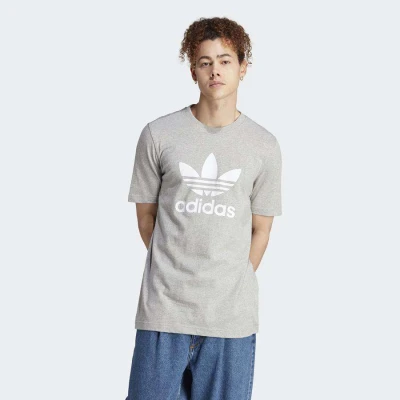 CAMISETA ADIDAS TREFOIL TSHIRT MASCULINA - Cinza/branco CAMISETA ADIDAS TREFOIL TSHIRT MASCULINA - Cinza/branco