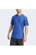 CAMISETA ADIDAS TREINO ALONGAMENTO TRAIN ESSENTIAL MASCULINA - Azul CAMISETA ADIDAS TREINO ALONGAMENTO TRAIN ESSENTIAL MASCULINA - Azul