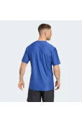 CAMISETA ADIDAS TREINO ALONGAMENTO TRAIN ESSENTIAL MASCULINA - Azul CAMISETA ADIDAS TREINO ALONGAMENTO TRAIN ESSENTIAL MASCULINA - Azul