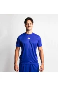 CAMISETA ADIDAS TREINO DE POLIÉSTER MASCULINA - Azul royal