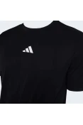 CAMISETA ADIDAS TREINO DE POLIÉSTER MASCULINA - Preto