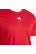 CAMISETA ADIDAS TREINO DE POLIÉSTER MASCULINA - Vermelho