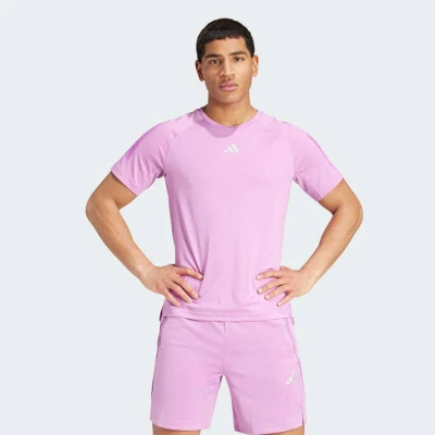 CAMISETA ADIDAS TREINO GYM BL TEE MASCULINA - Rosa CAMISETA ADIDAS TREINO GYM BL TEE MASCULINA - Rosa