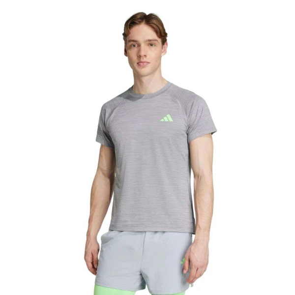 CAMISETA ADIDAS TREINO GYM MASCULINA - Cinza