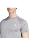 CAMISETA ADIDAS TREINO GYM MASCULINA - Cinza