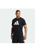 CAMISETA ADIDAS TREINO MANGA CURTA LOGO MASCULINA - Preto CAMISETA ADIDAS TREINO MANGA CURTA LOGO MASCULINA - Preto