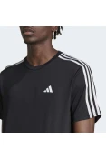 CAMISETA ADIDAS TREINO TRAIN ESSENTIALS 3-STRIPES MASCULINA - Preto/branco