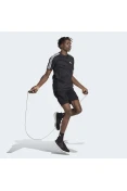 CAMISETA ADIDAS TREINO TRAIN ESSENTIALS 3-STRIPES MASCULINA - Preto/branco