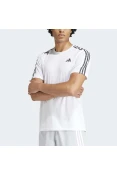 CAMISETA ADIDAS TRÊS LISTRAS OWN THE RUN MASCULINA - Branco/preto CAMISETA ADIDAS TRÊS LISTRAS OWN THE RUN MASCULINA - Branco/preto