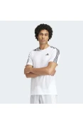 CAMISETA ADIDAS TRÊS LISTRAS OWN THE RUN MASCULINA - Branco/preto CAMISETA ADIDAS TRÊS LISTRAS OWN THE RUN MASCULINA - Branco/preto