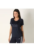 CAMISETA ADIDAS TRNG TEE LOGO FEMININA - Marinho CAMISETA ADIDAS TRNG TEE LOGO FEMININA - Marinho