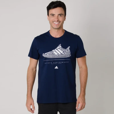 CAMISETA ADIDAS ULTRA BOOST MASCULINA - Marinho CAMISETA ADIDAS ULTRA BOOST MASCULINA - Marinho