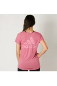 CAMISETA ADIDAS WINNERS FEMININA - Rosa/branco
