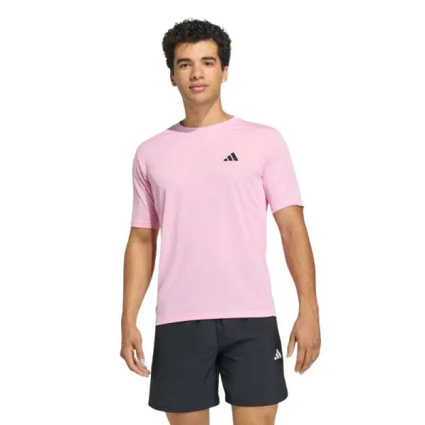 CAMISETA ADIDAS WORKOUT ESSENIALS BASE MASCULINA - Rosa