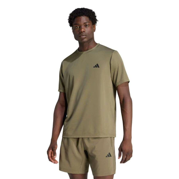 CAMISETA ADIDAS WORKOUT ESSENIALS BASE MASCULINA - Verde