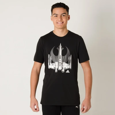 CAMISETA ADIDAS X WING INFANTIL - Preto
