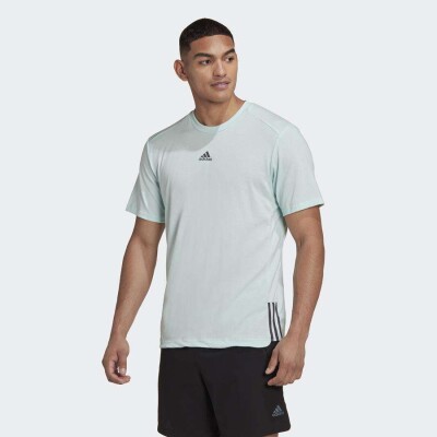 CAMISETA ADIDAS YOGA TEE MASCULINA - Azul celeste CAMISETA ADIDAS YOGA TEE MASCULINA - Azul celeste