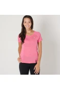 CAMISETA ASICS BASIC HEATHER TEE FEMININA - Pink