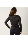 CAMISETA ASICS BASIC LS TEE MANGA LONGA FEMININA - Preto