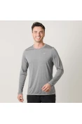 CAMISETA ASICS BASIC LS TEE MANGA LONGA MASCULINA - Grafite