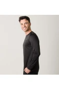 CAMISETA ASICS BASIC LS TEE MANGA LONGA MASCULINA - Preto