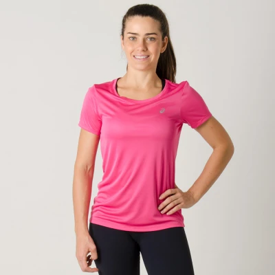 CAMISETA ASICS BASIC TEE FEMININA - Pink CAMISETA ASICS BASIC TEE FEMININA - Pink