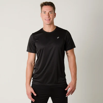 CAMISETA ASICS BASIC TEE MASCULINA - Preto CAMISETA ASICS BASIC TEE MASCULINA - Preto